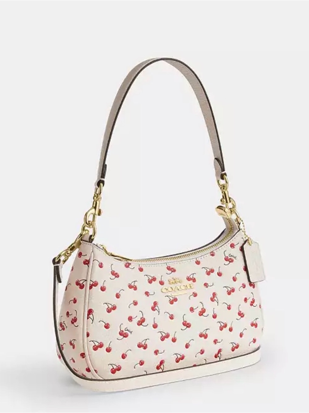 COACH Teri Shoulder Bag With Cherry Print - Picture 2 of 8